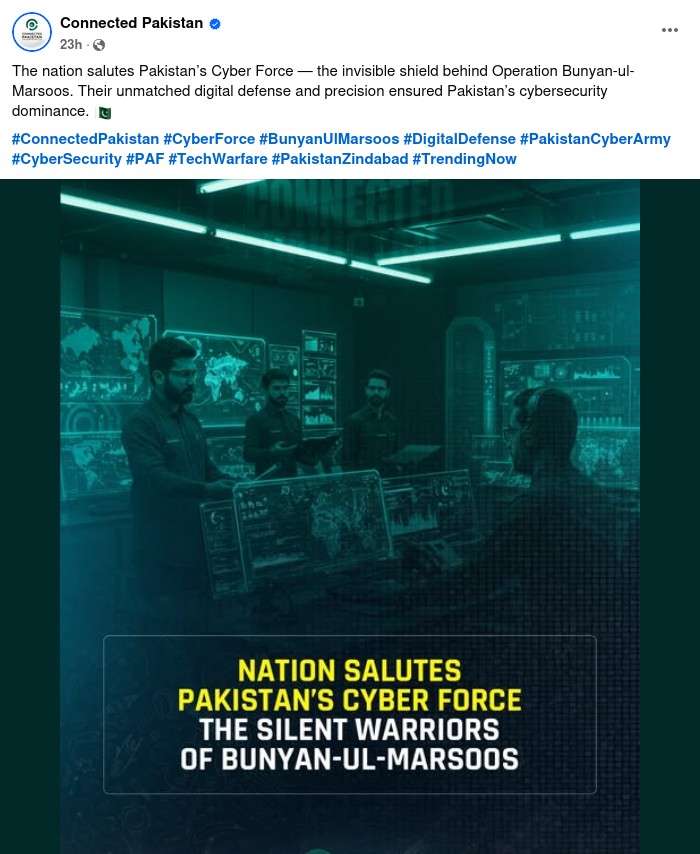 Pakistan Origin Cyber Attacks