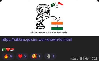 Sikkim Govt site hacked