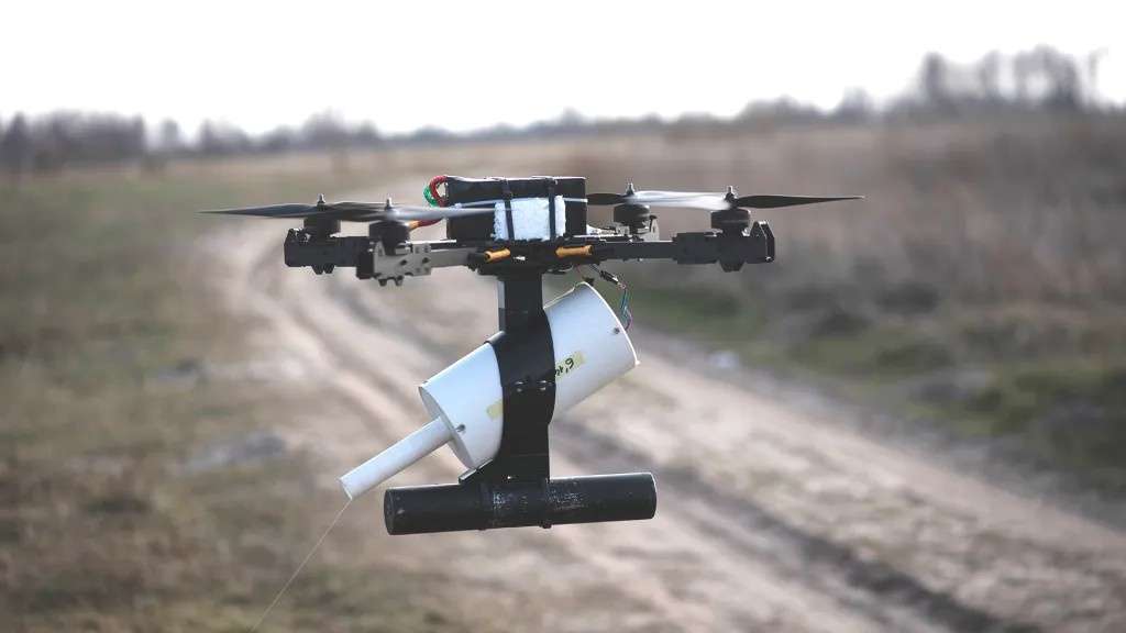 FPV Fibre Optic Drone