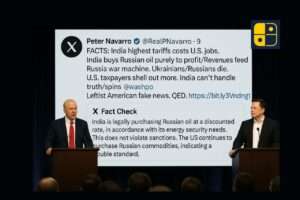 India Russian Oil Musk Navarro