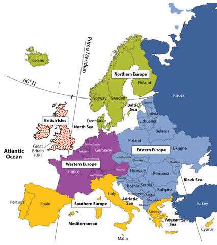 Regions of Europe 