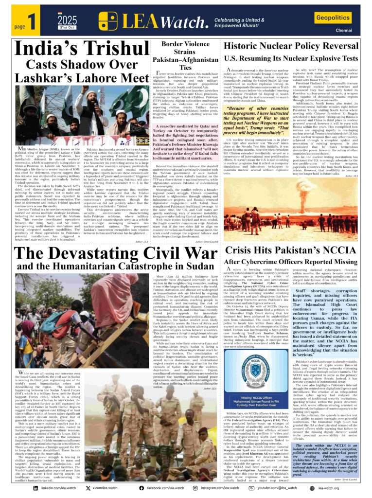 LEA Watch E-Newspaper 31st October 2025 News Paper 31st October 2025